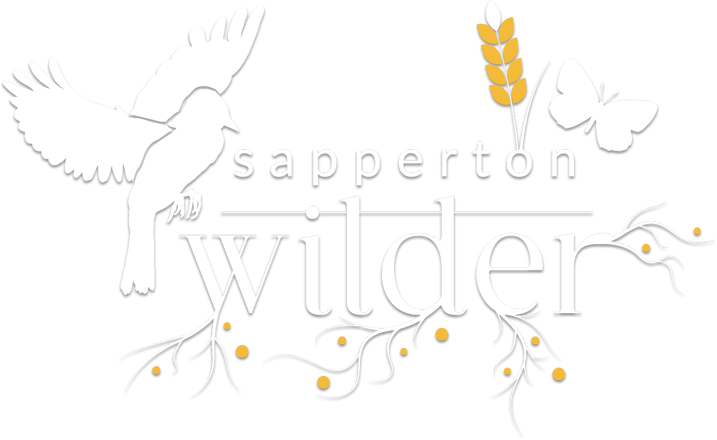 Sapperton wilder logo white